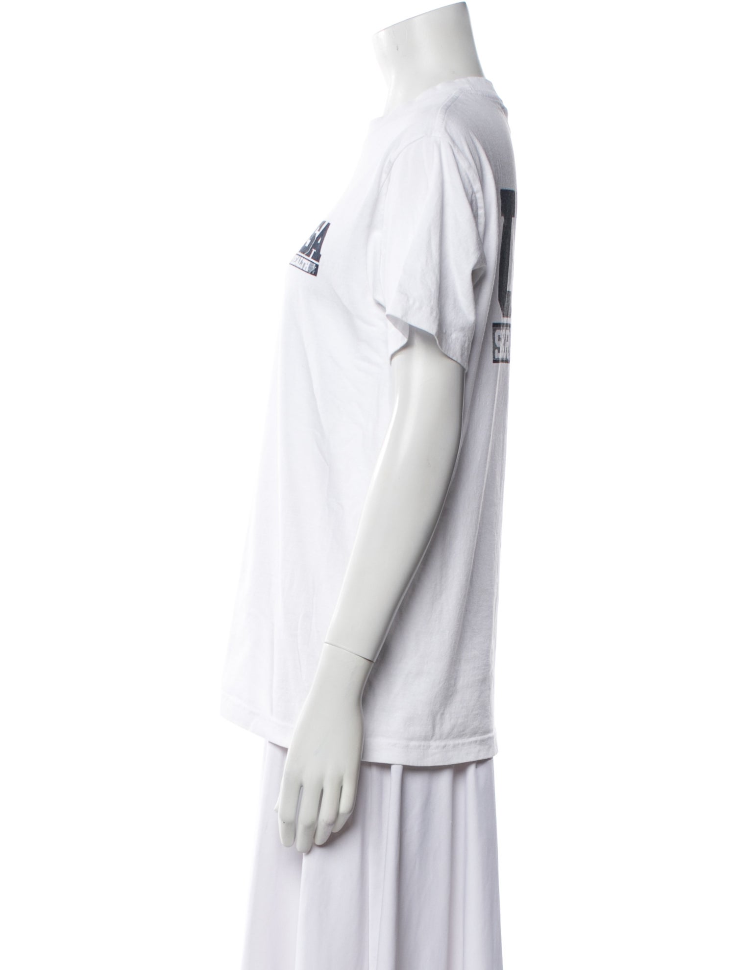 Sporty & Rich Graphic Print Crew Neck T-Shirt