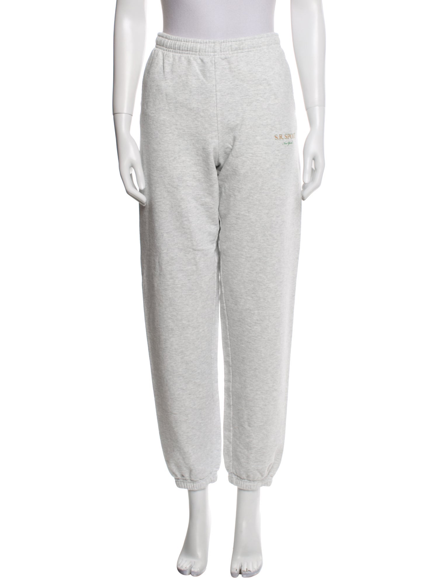 Sporty & Rich Embroidered Accent Sweatpants