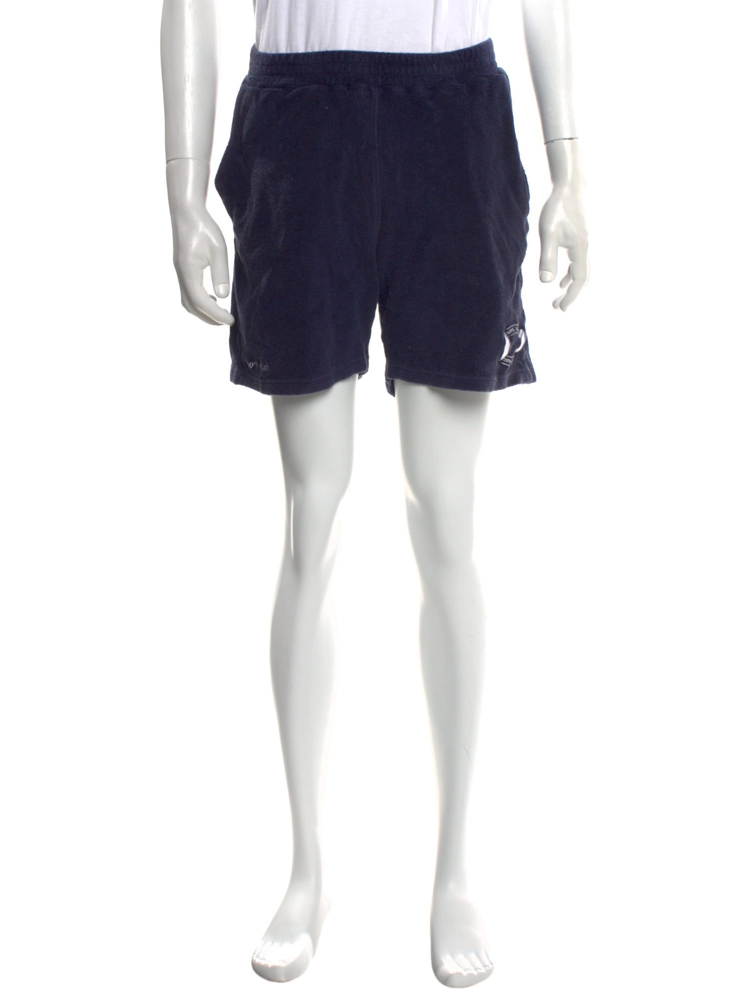 Sporty & Rich Graphic Print Jogger Shorts