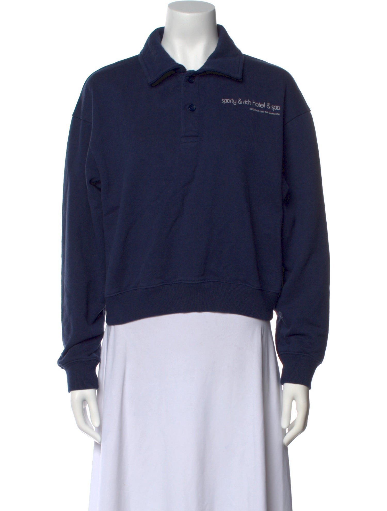 Sporty & Rich Long Sleeve Sweatshirt