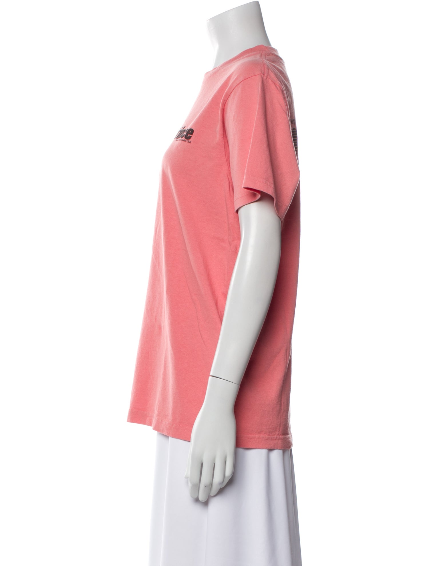 Sporty & Rich Graphic Print Crew Neck T-Shirt