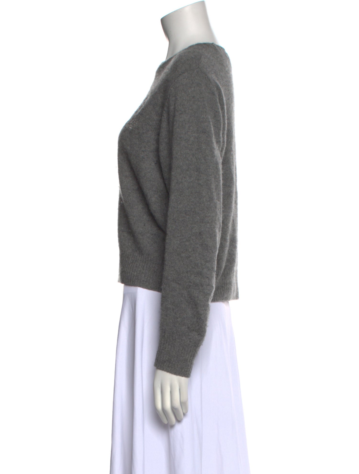 Sporty & Rich Cashmere Crew Neck Sweater