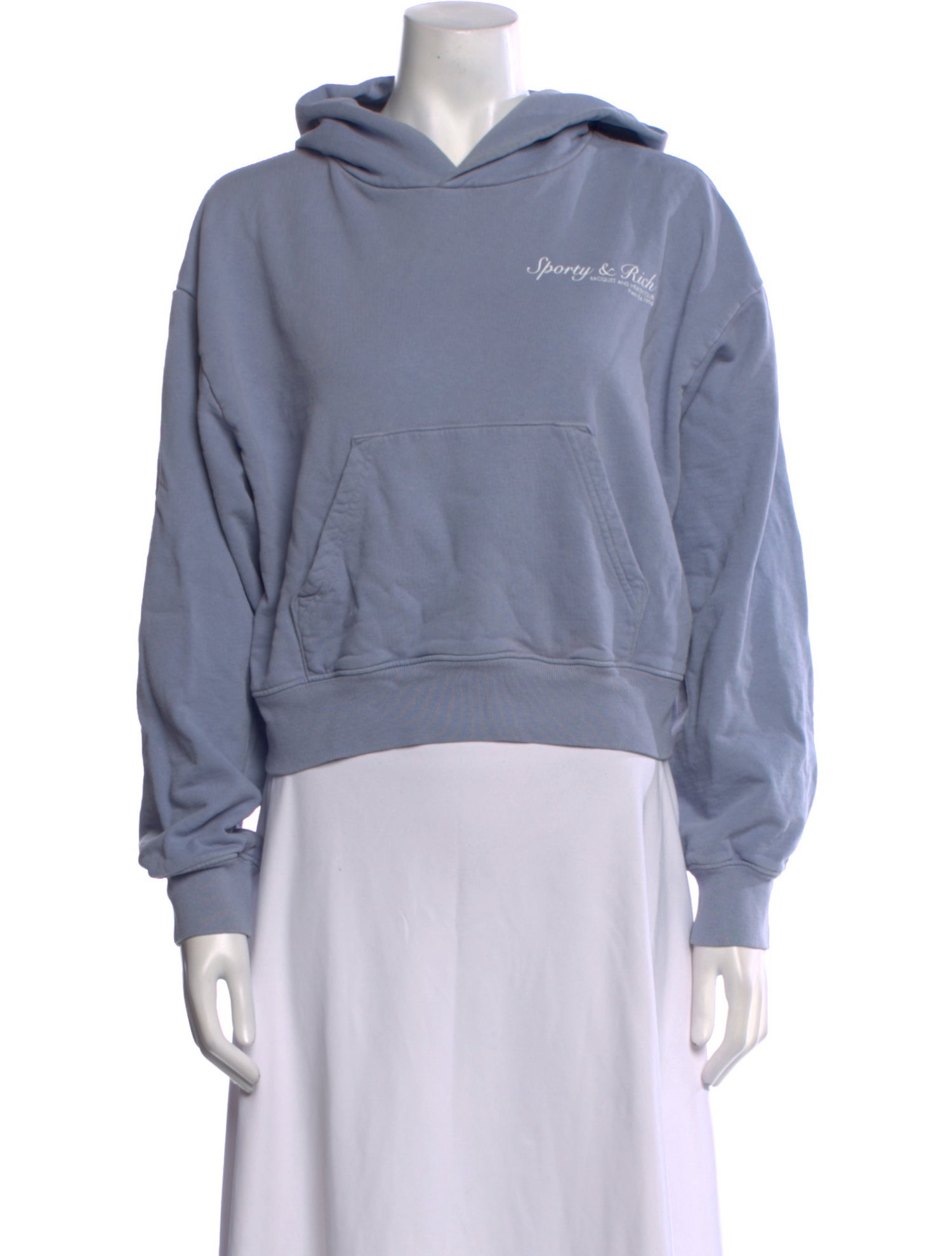 Sporty & Rich Crew Neck Long Sleeve Sweatshirt