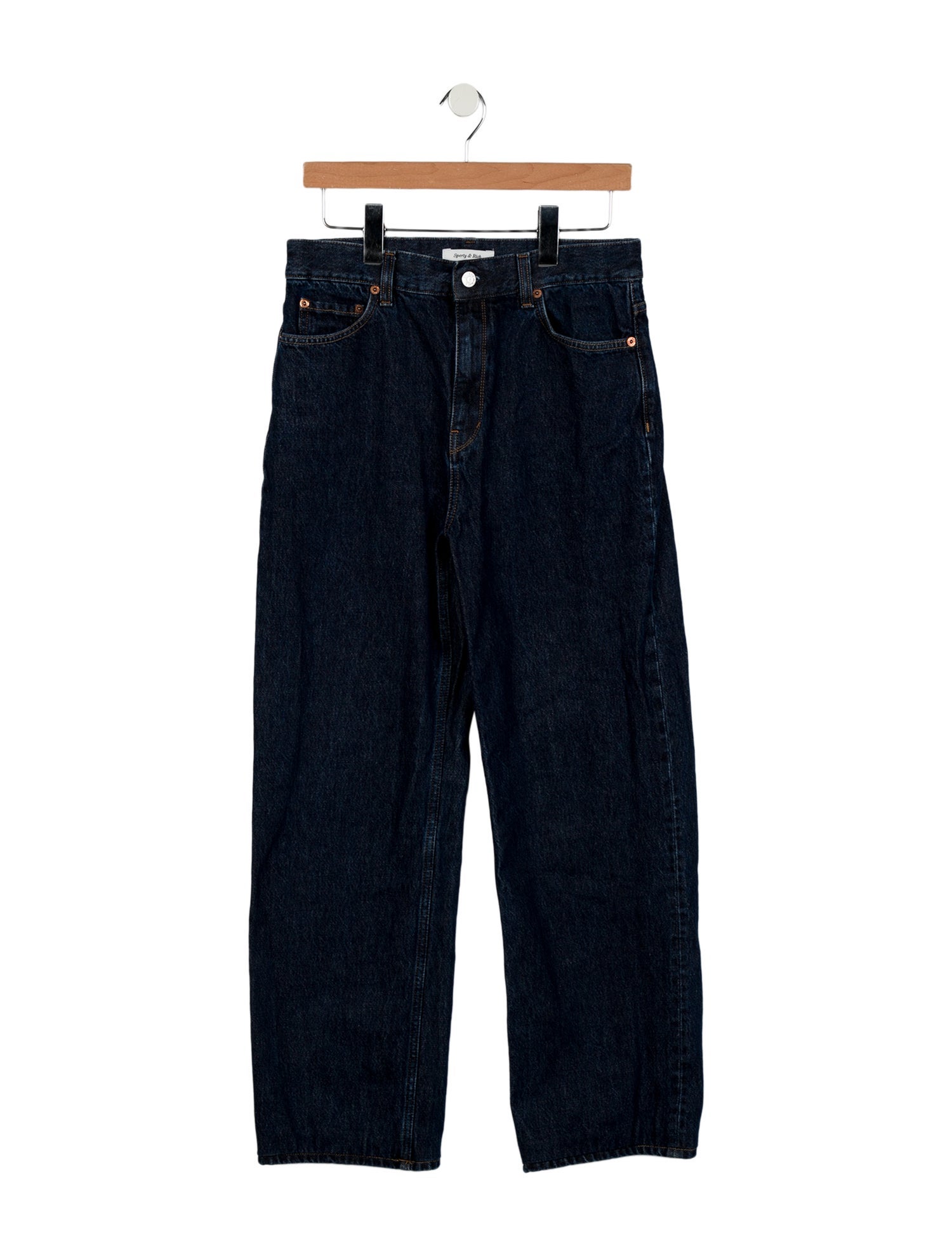 Sporty & Rich High-Rise Wide Leg Jeans