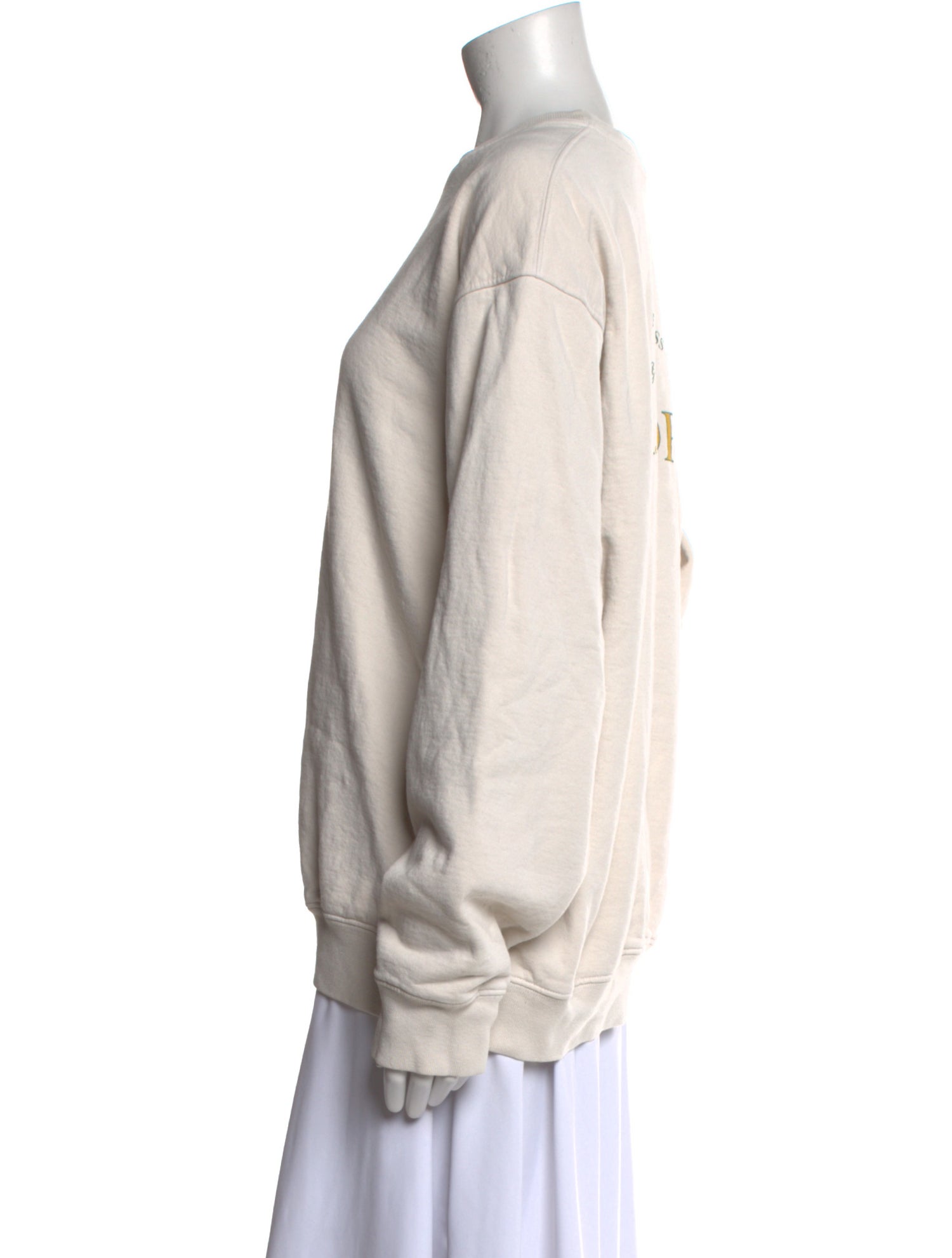 Sporty & Rich Crew Neck Long Sleeve Sweatshirt