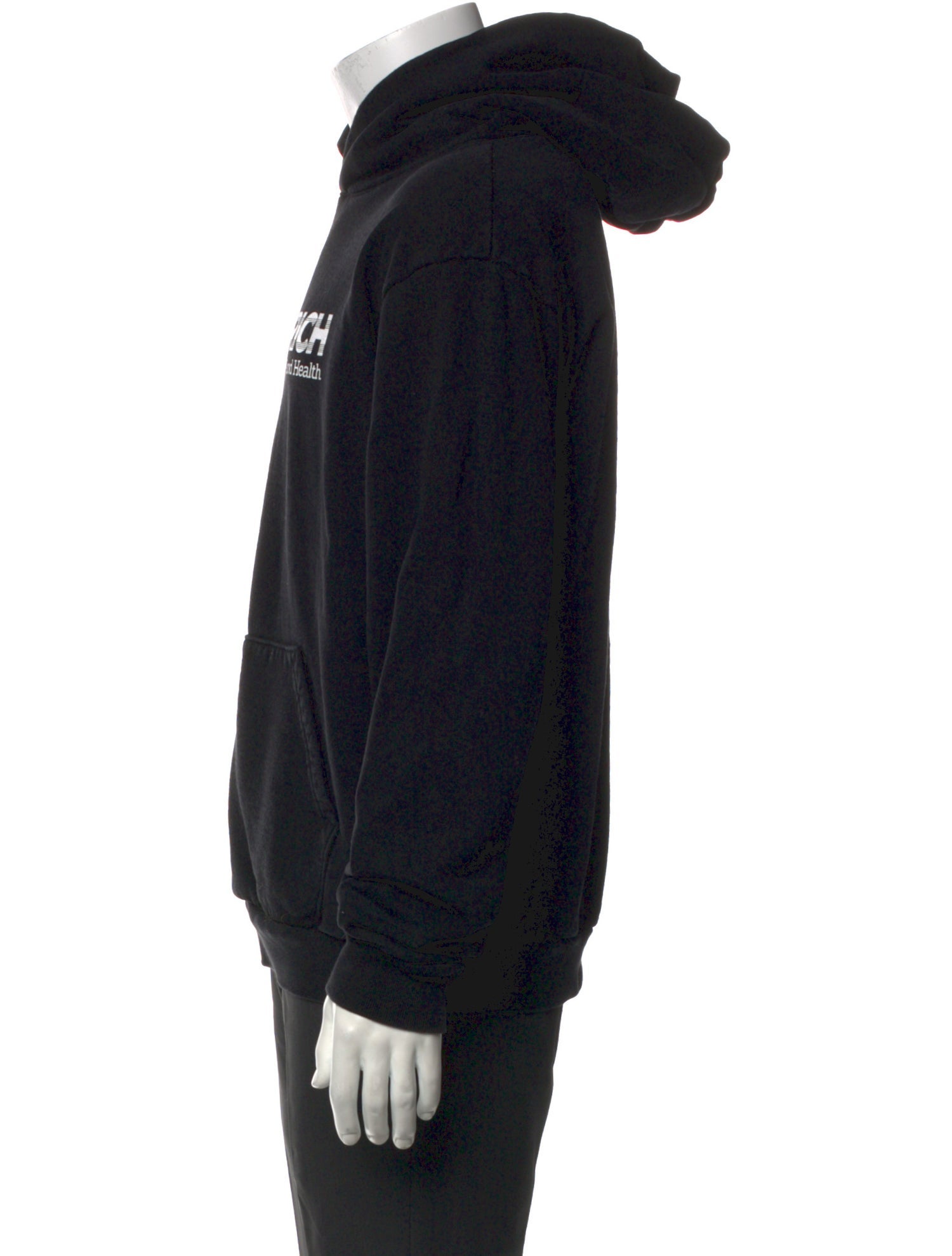 Sporty & Rich Graphic Print Crew Neck Hoodie