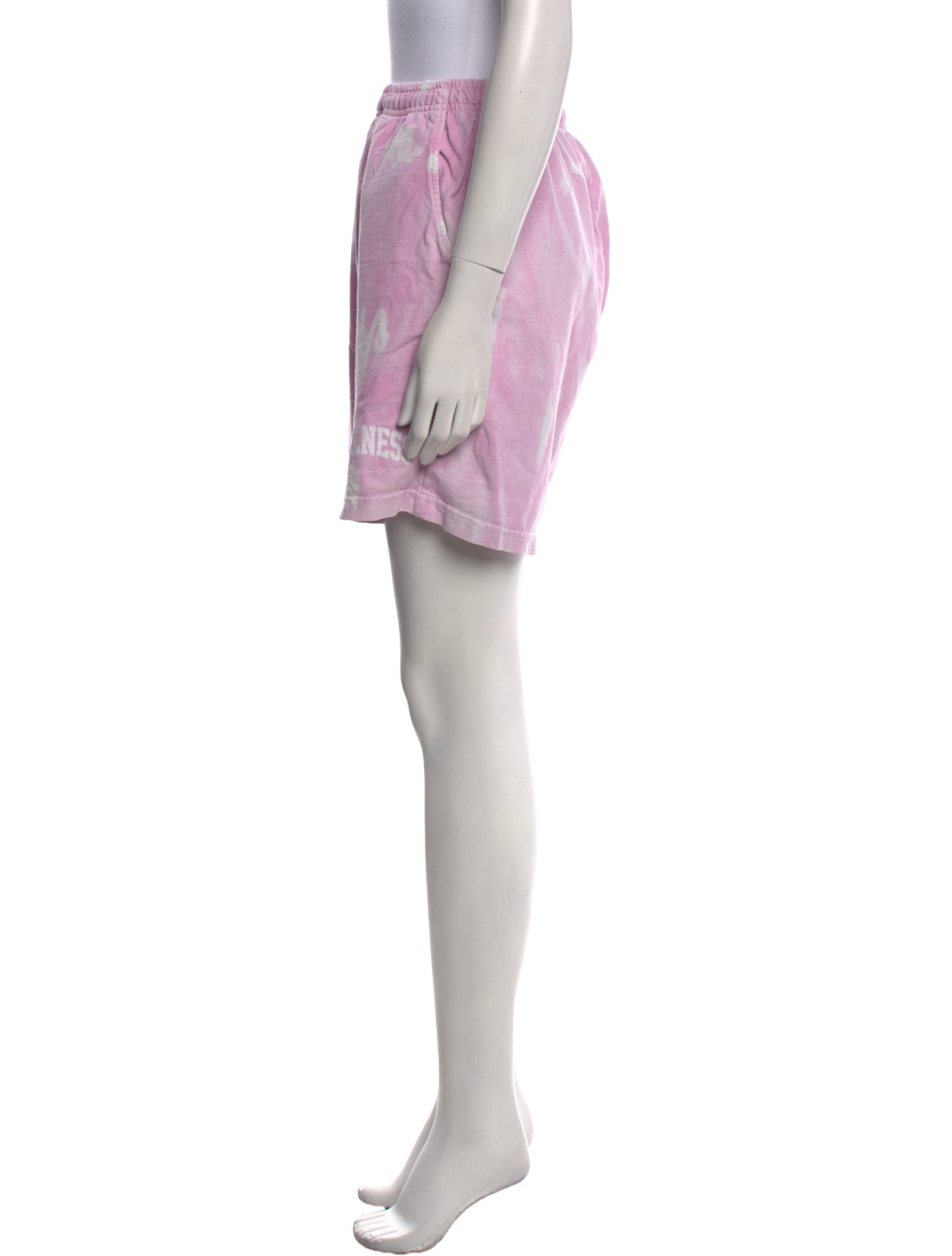 Sporty & Rich Graphic Print Mini Shorts