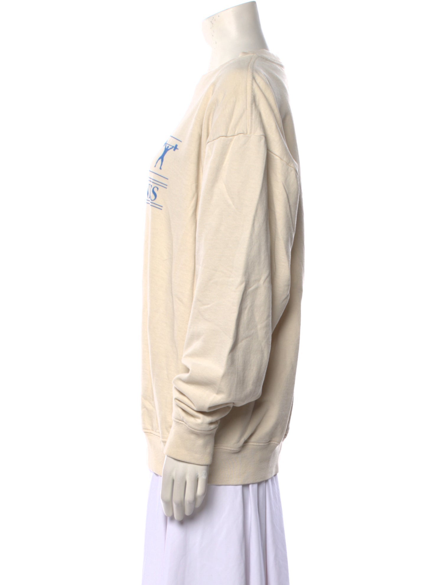 Sporty & Rich Graphic Print Crew Neck Sweatshirt