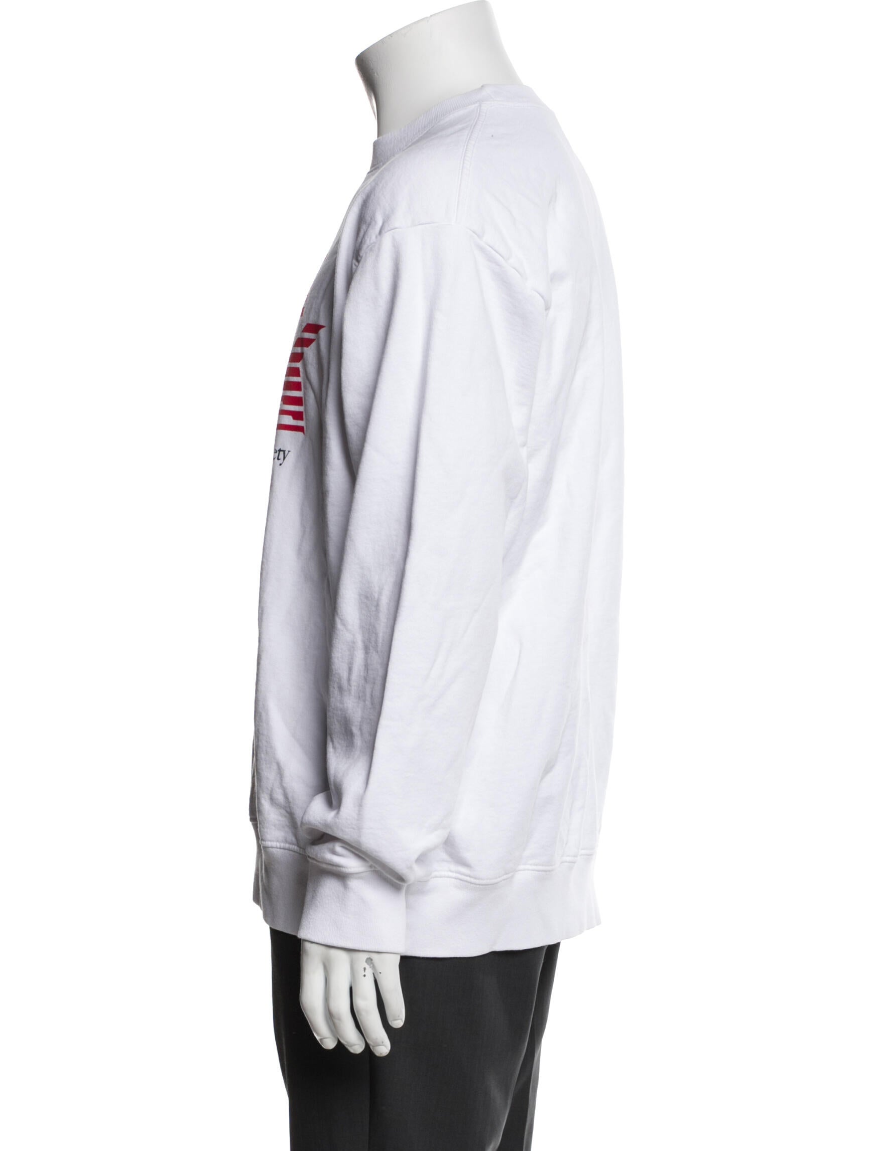 Sporty & Rich Graphic Print Crew Neck Sweatshirt