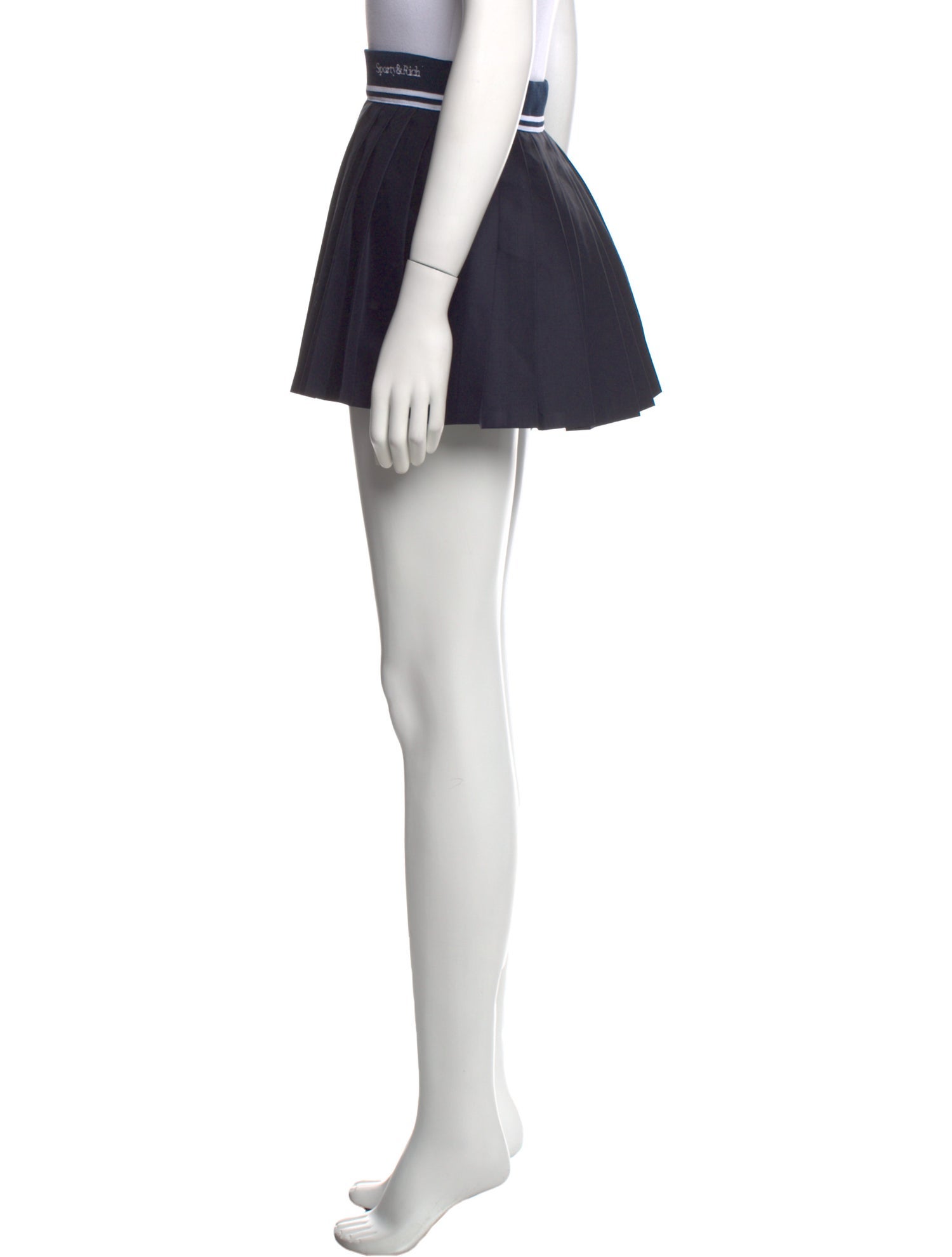 Sporty & Rich Virgin Wool Mini Skirt