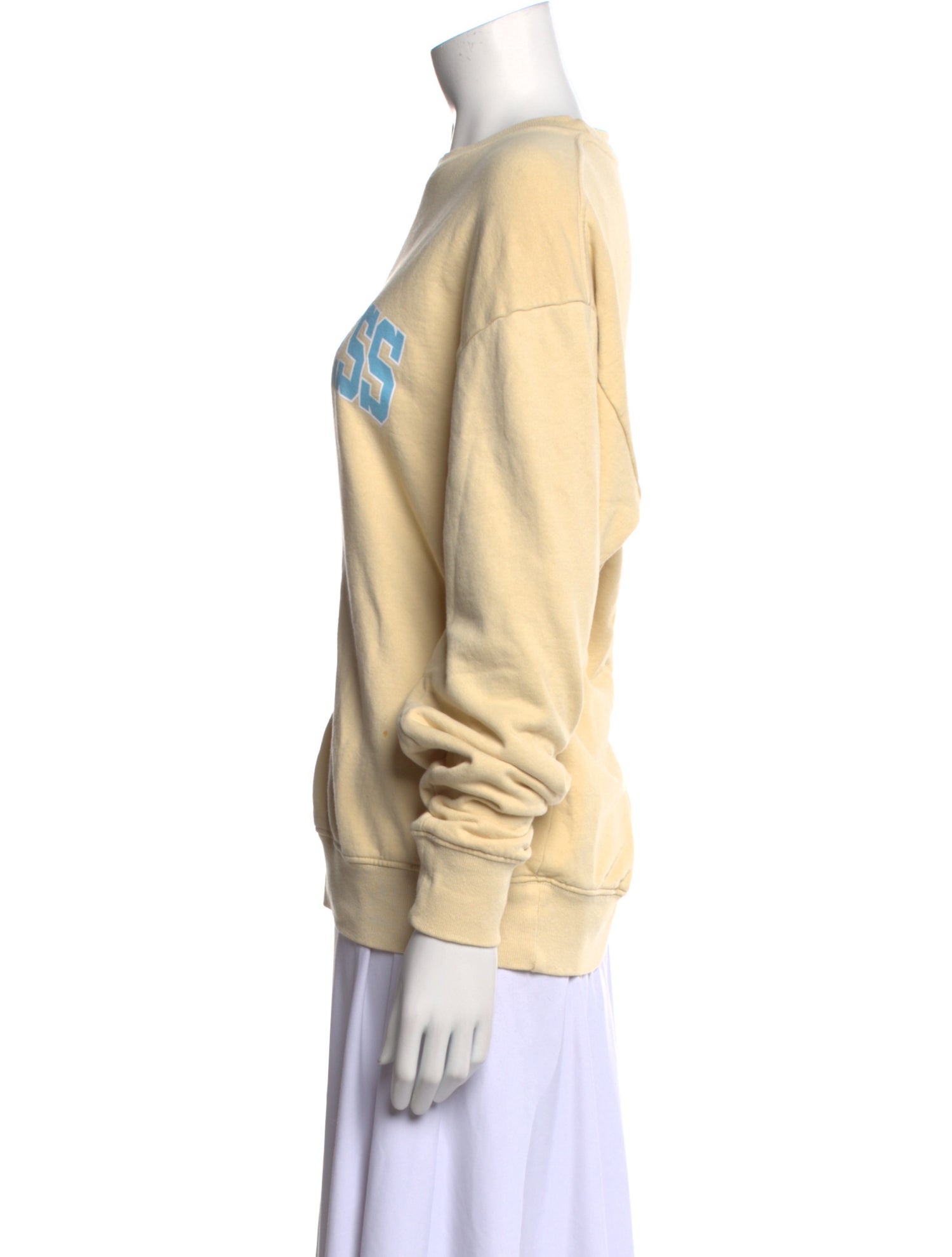 Sporty & Rich Graphic Print Crew Neck Sweatshirt