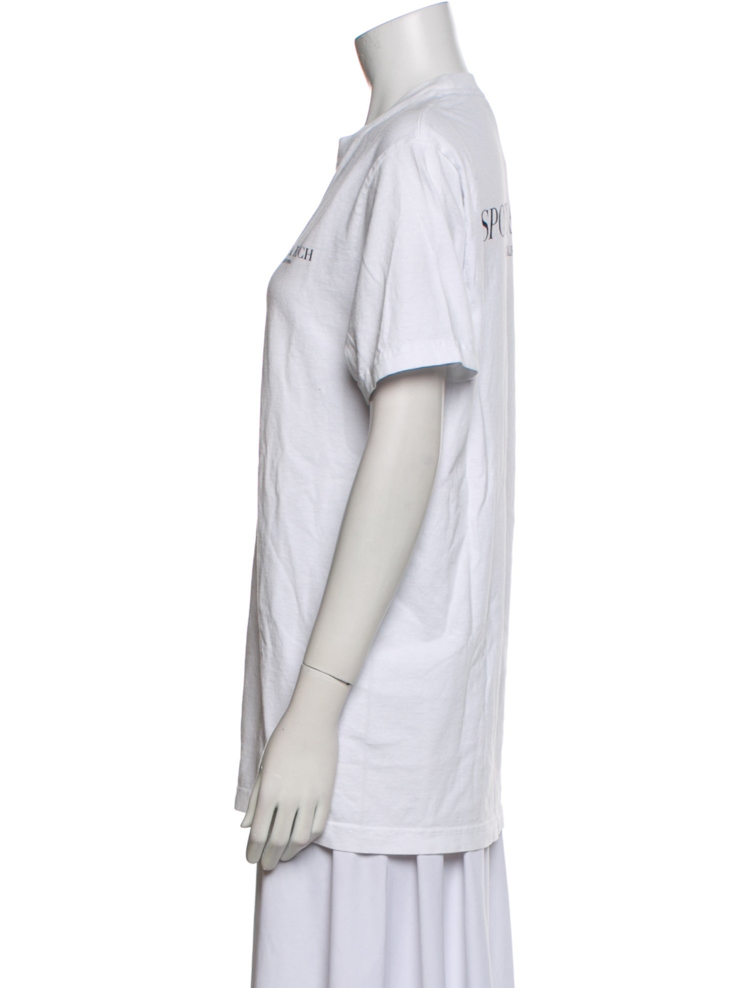 Sporty & Rich Graphic Print Crew Neck T-Shirt w/ Tags