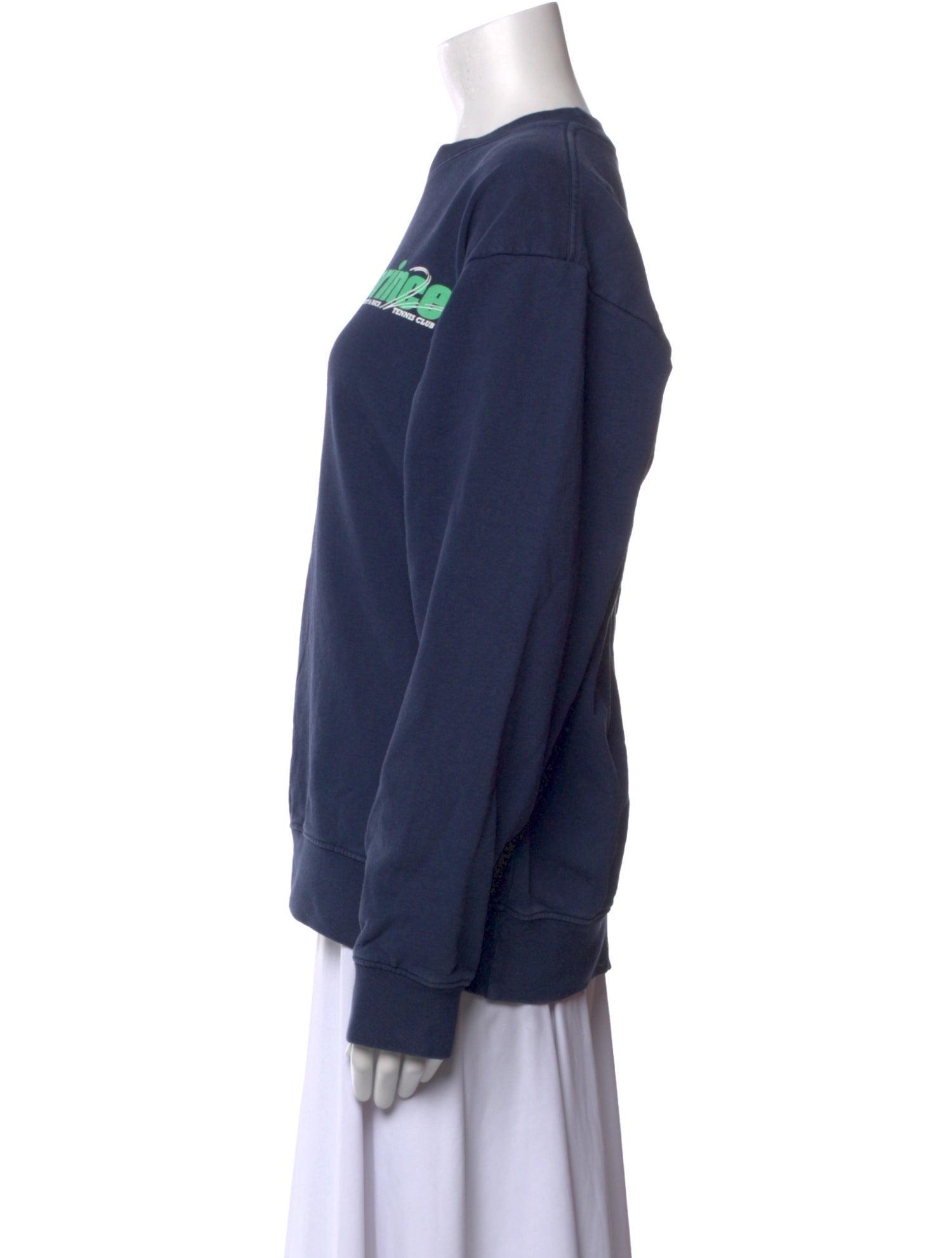 Sporty & Rich Crew Neck Long Sleeve Sweatshirt