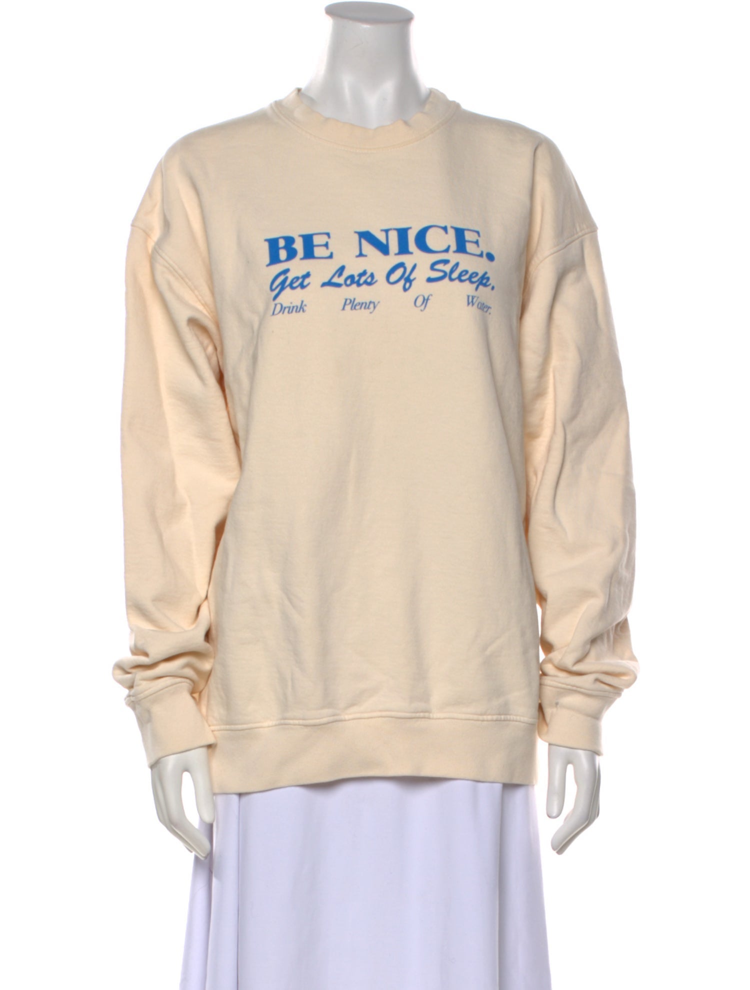 Sporty & Rich Graphic Print Crew Neck Sweatshirt