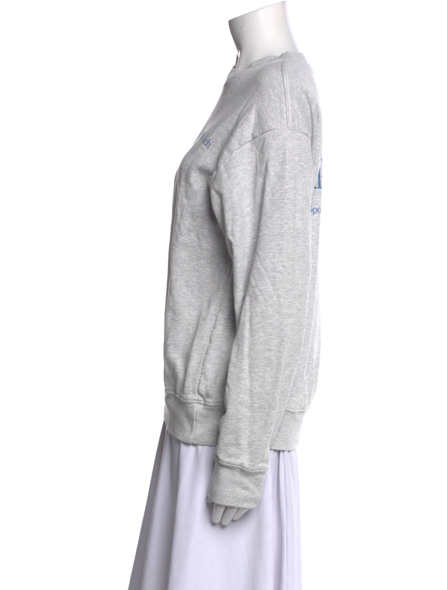 Sporty & Rich Crew Neck Long Sleeve Sweatshirt