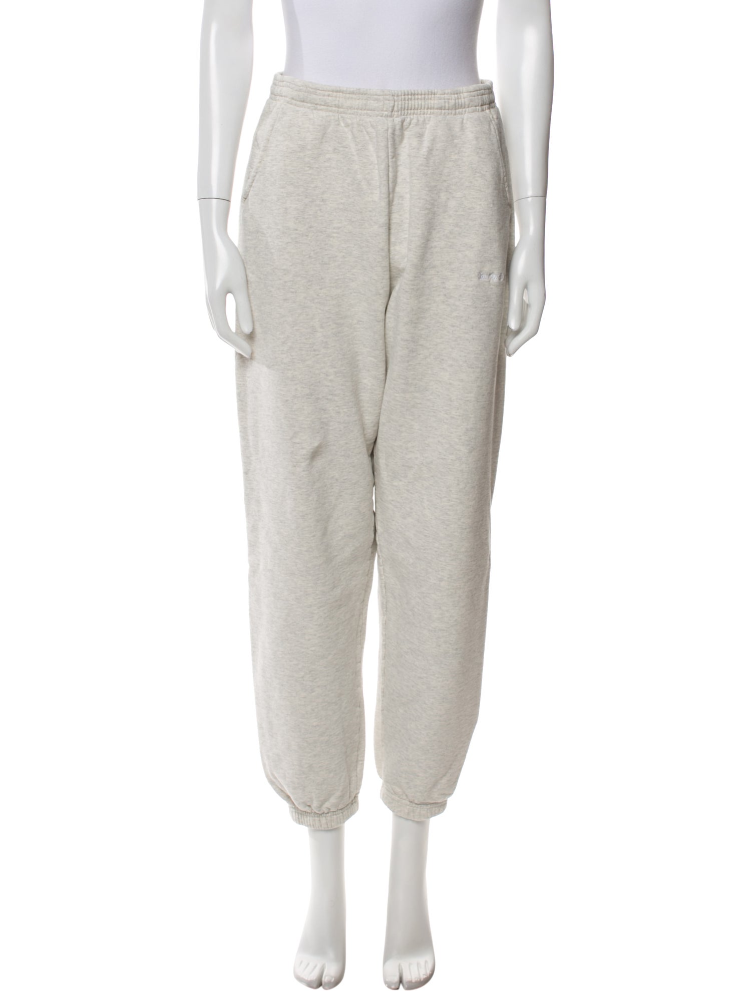 Sporty & Rich Embroidered Accent Sweatpants