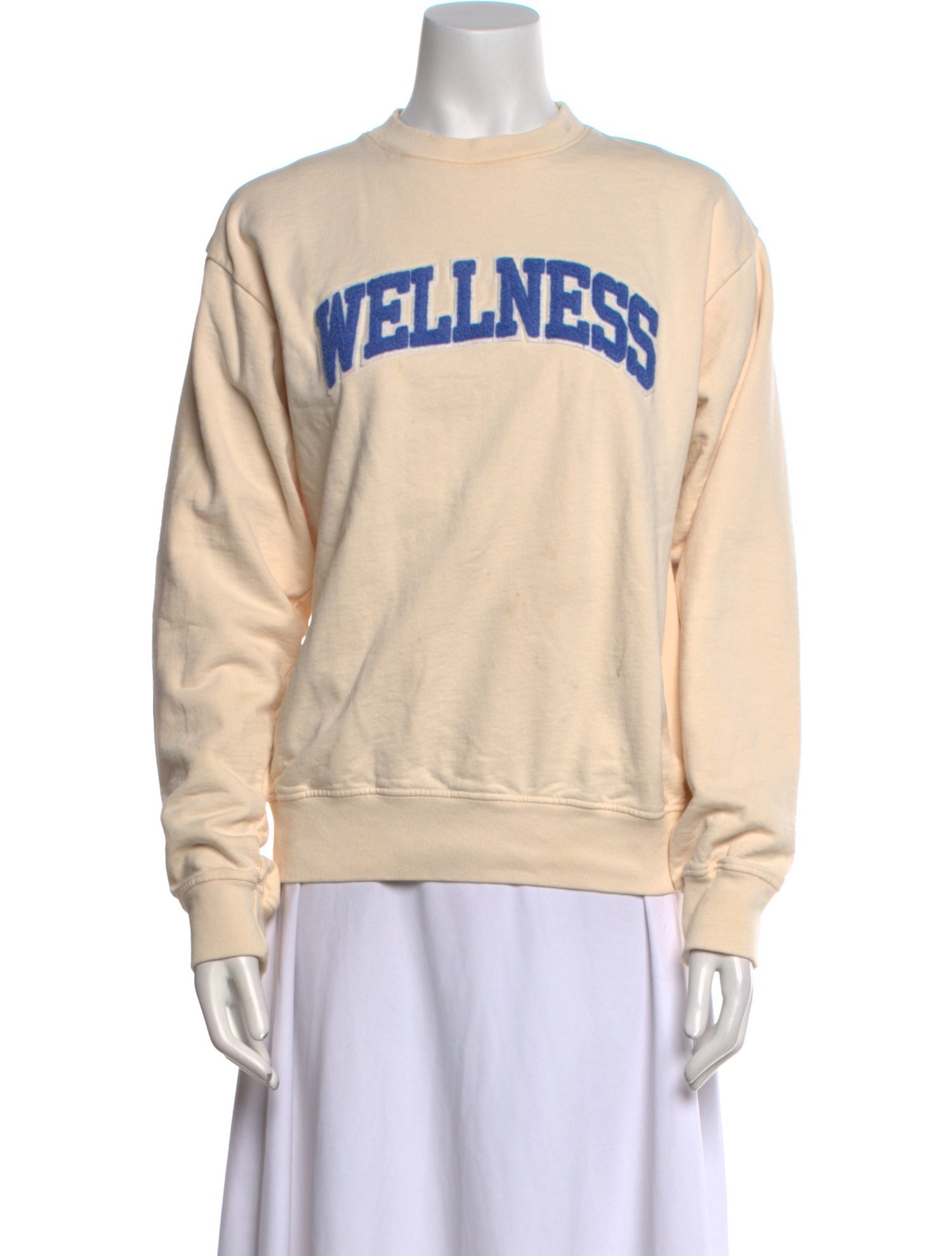 Sporty & Rich Graphic Print Crew Neck Sweatshirt