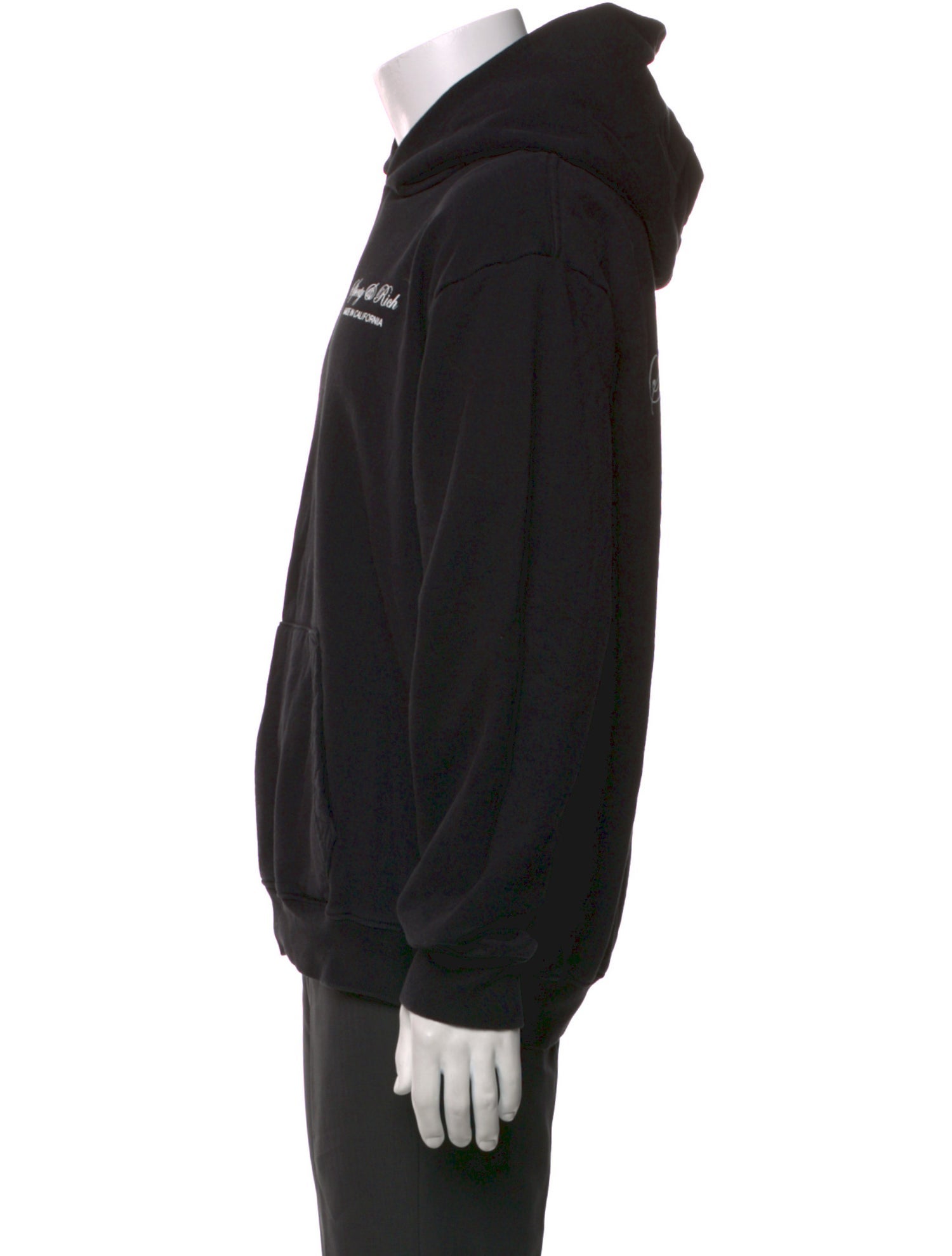 Sporty & Rich Graphic Print Crew Neck Hoodie