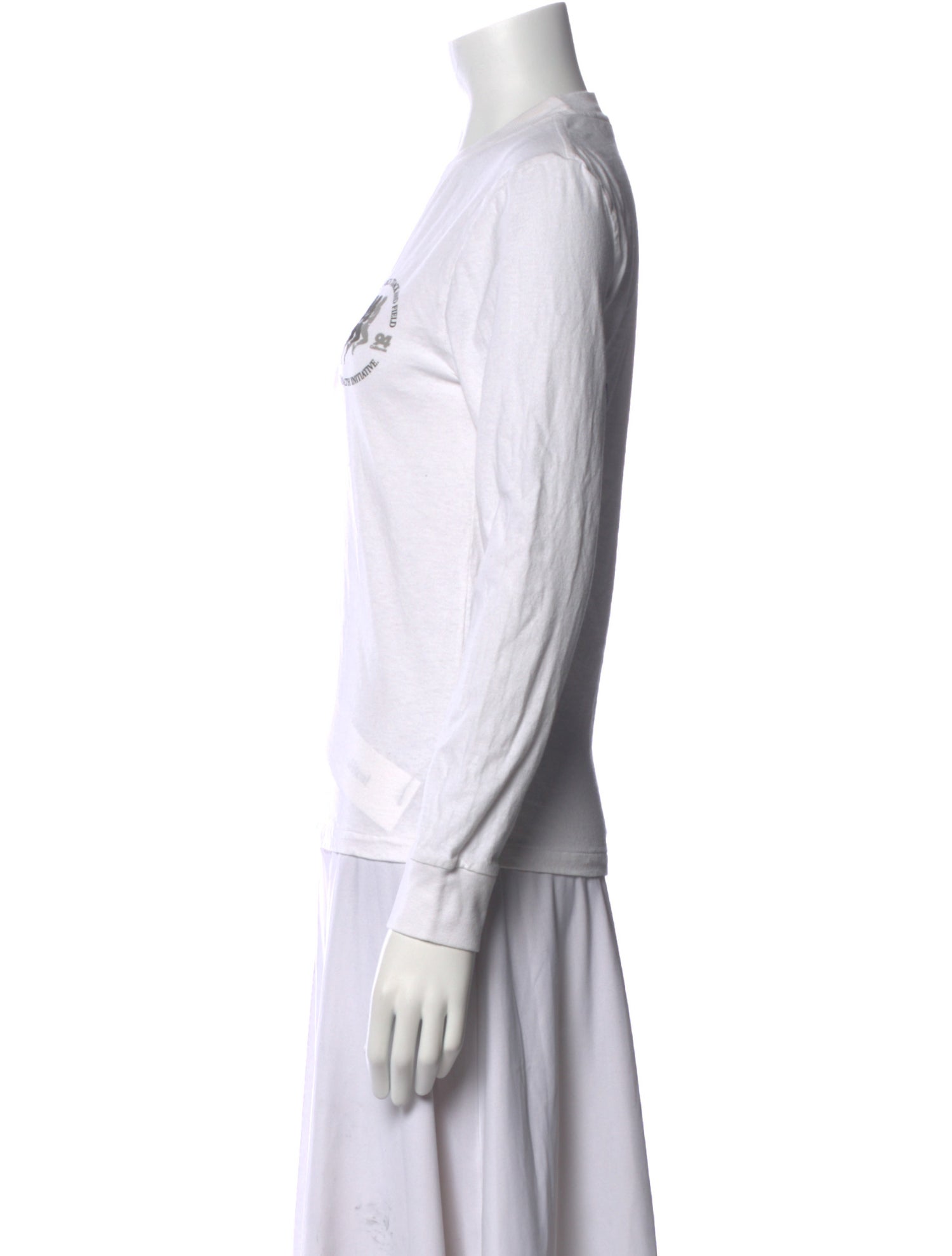 Sporty & Rich Crew Neck Long Sleeve Sweatshirt