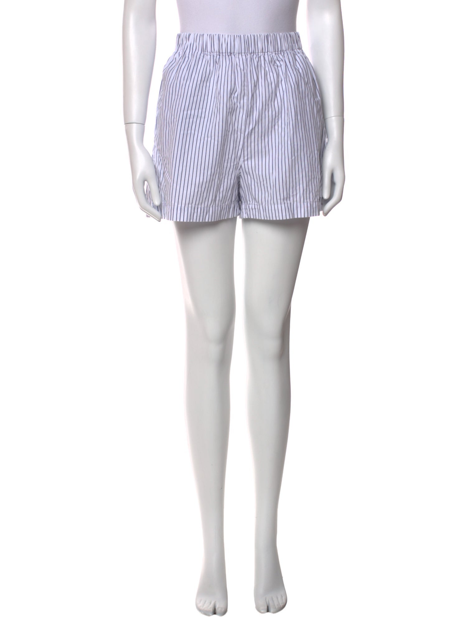 Sporty & Rich Striped Mini Shorts