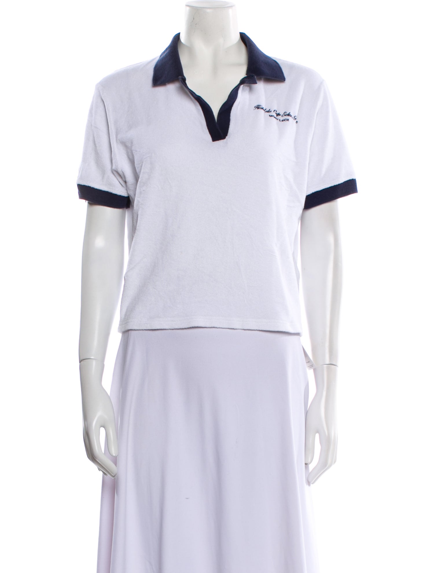 Sporty & Rich Short Sleeve Polo