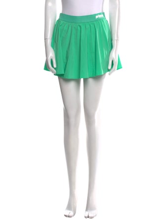 Sporty & Rich Pleated Accents Mini Skirt