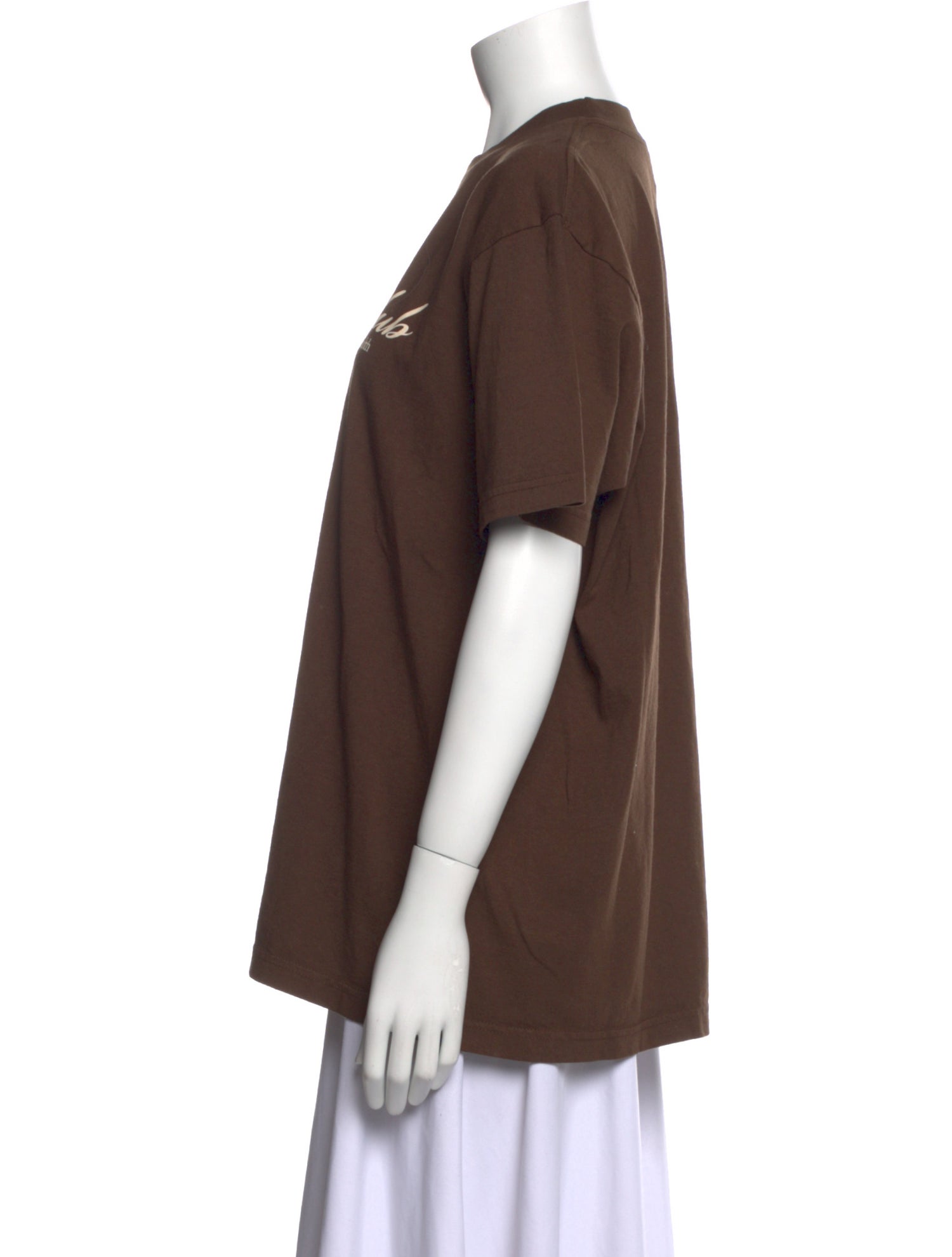 Sporty & Rich Graphic Print Crew Neck T-Shirt