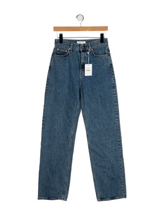 Sporty & Rich High-Rise Wide Leg Jeans