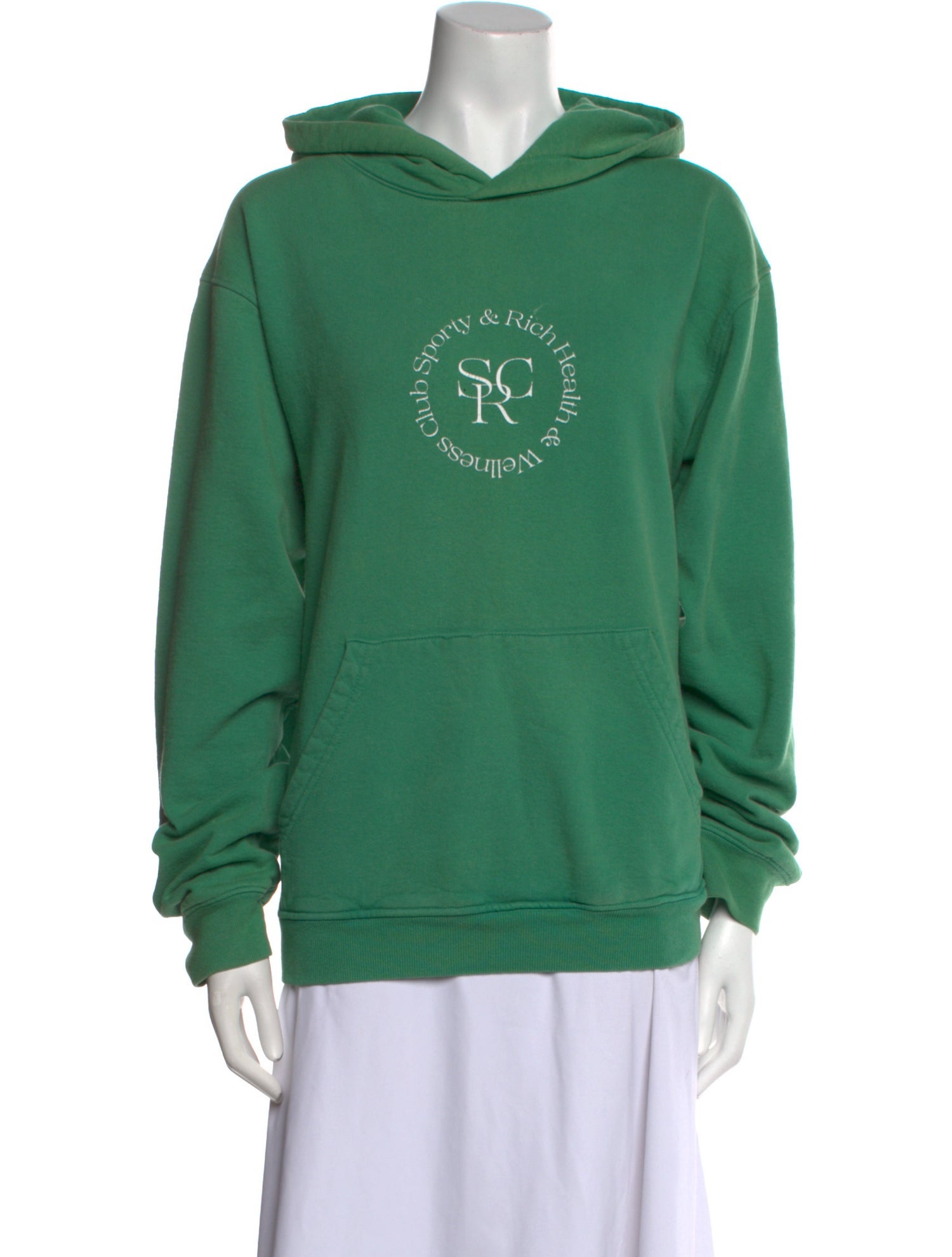 Sporty & Rich Cowl Neck Long Sleeve Sweatshirt