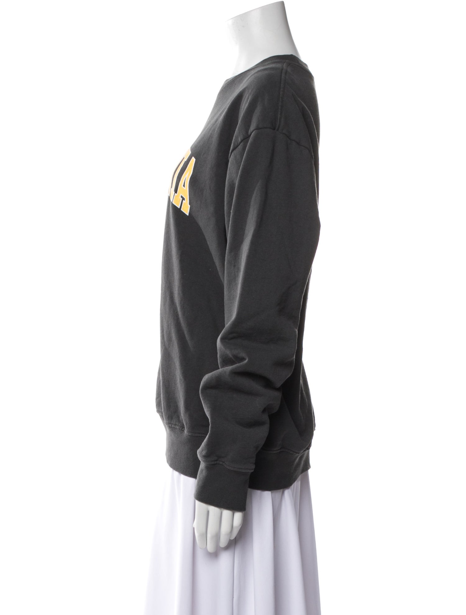 Sporty & Rich Graphic Print Crew Neck Sweatshirt