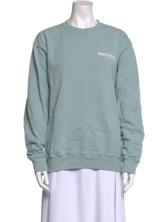 Sporty & Rich Crew Neck Long Sleeve Sweatshirt