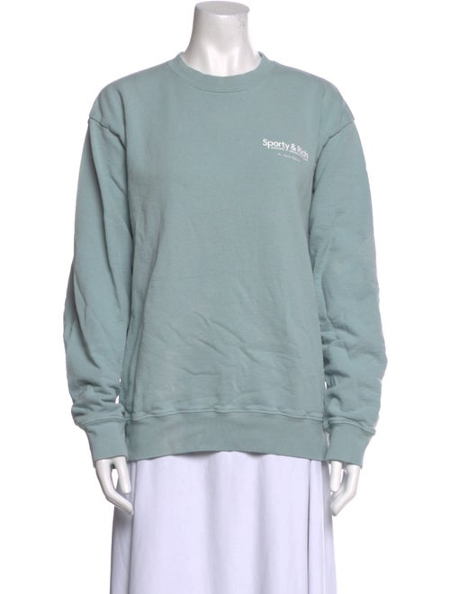 Sporty & Rich Crew Neck Long Sleeve Sweatshirt