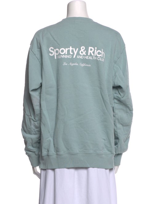 Sporty & Rich Crew Neck Long Sleeve Sweatshirt