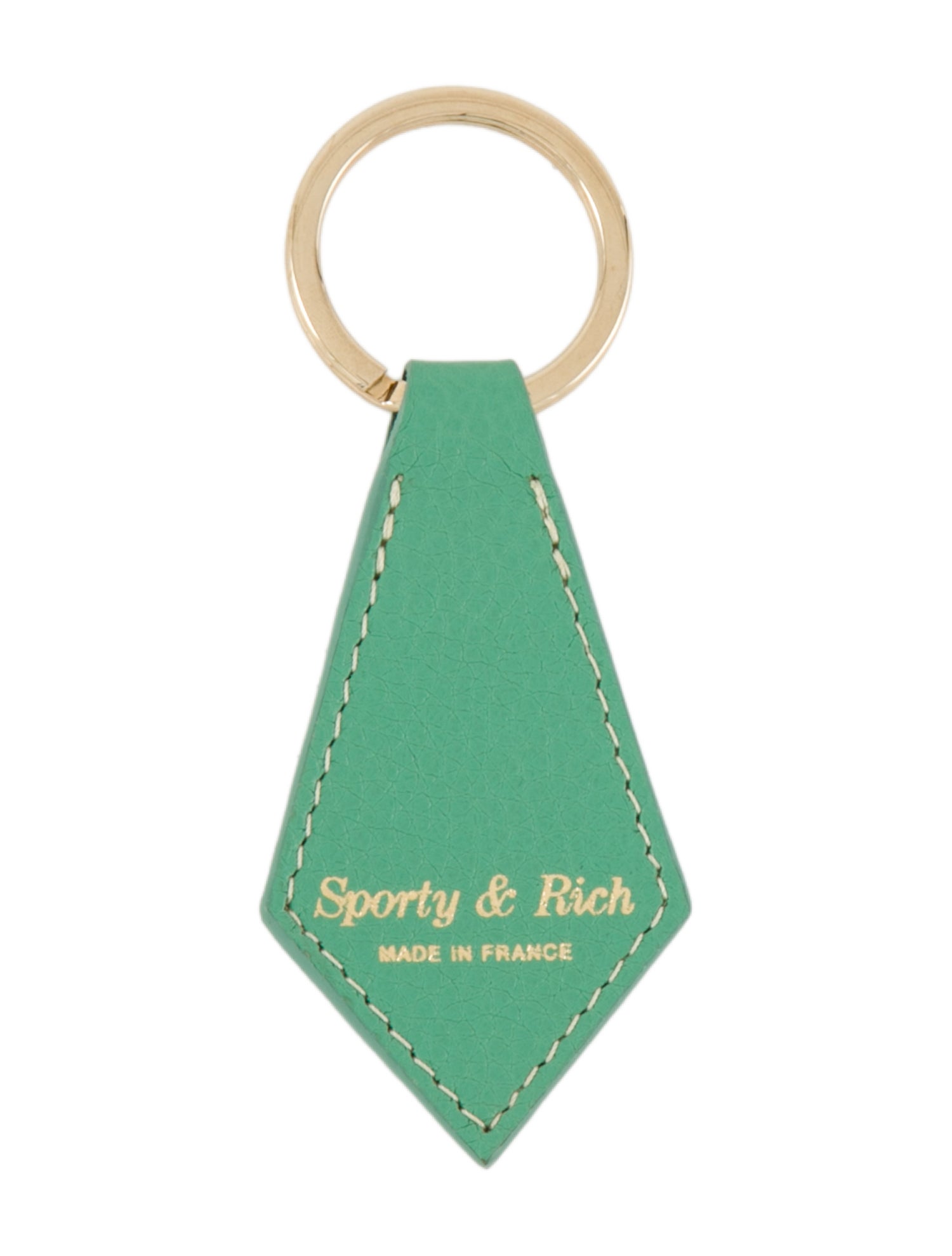 Sporty & Rich Leather Key Chain