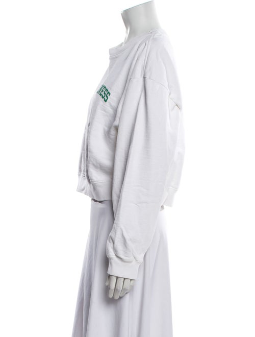 Sporty & Rich Graphic Print Crew Neck Sweatshirt