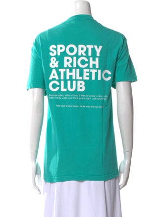 Sporty & Rich Graphic Print Crew Neck T-Shirt