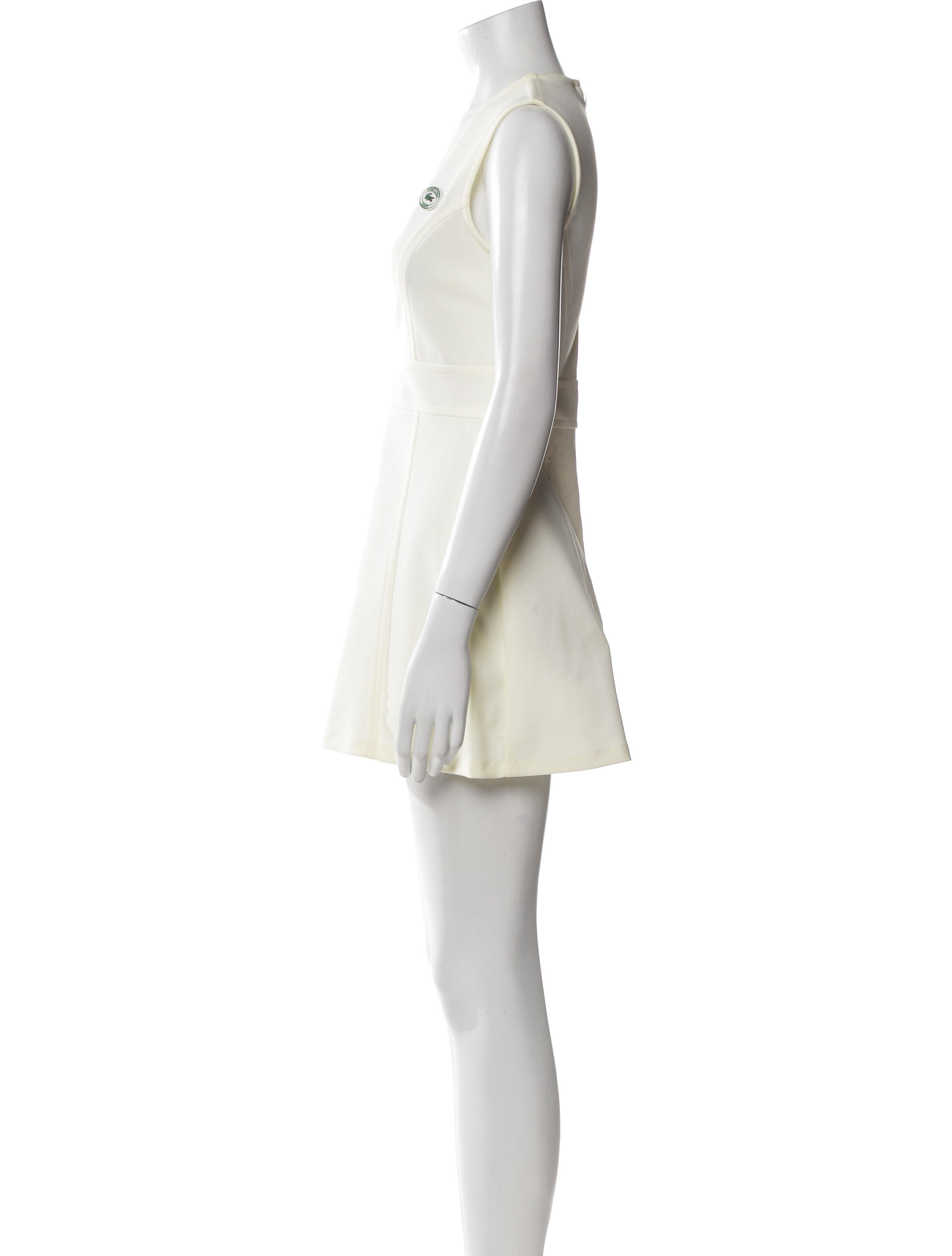 Lacoste Crew Neck Mini Dress