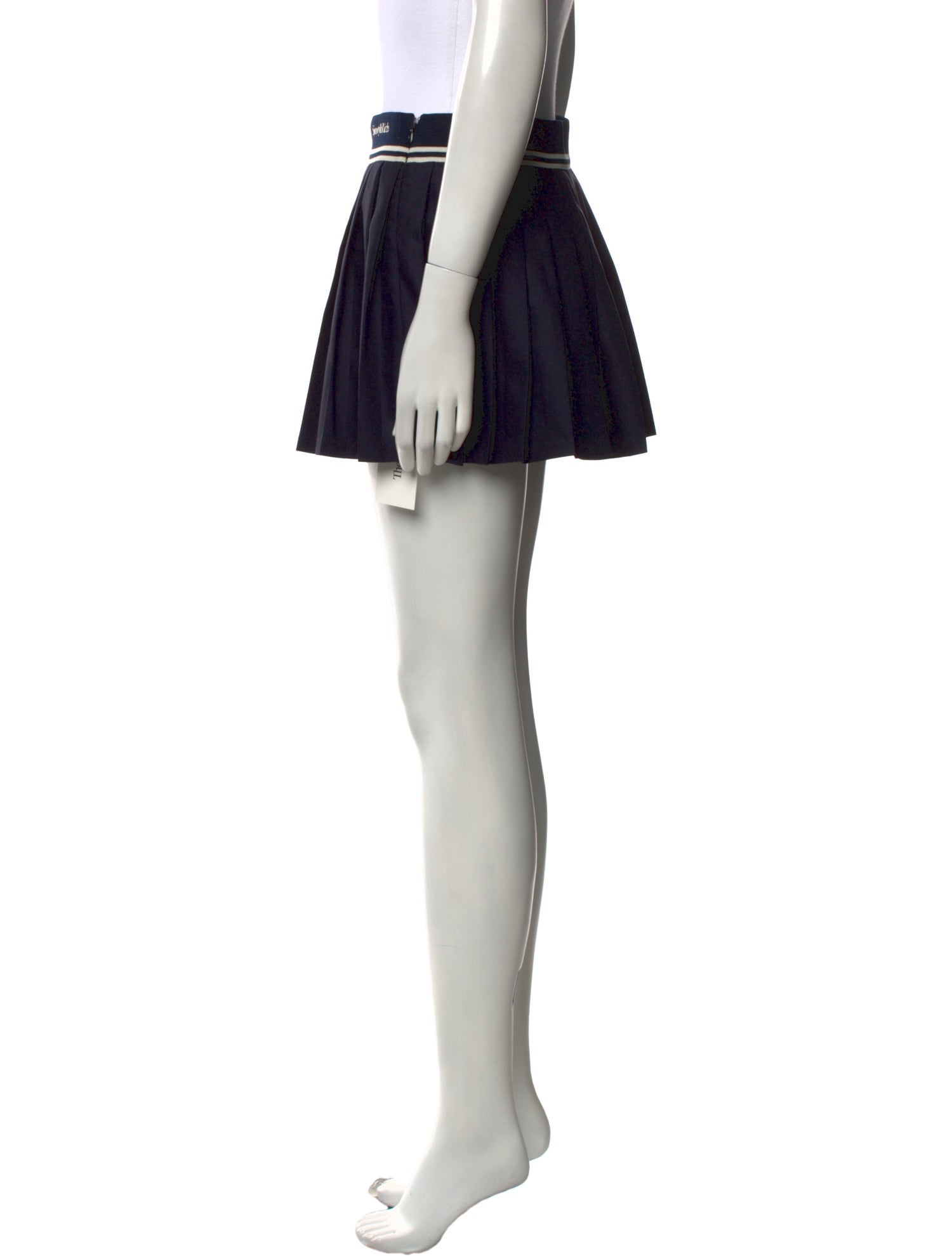 Sporty & Rich Virgin Wool Mini Skirt