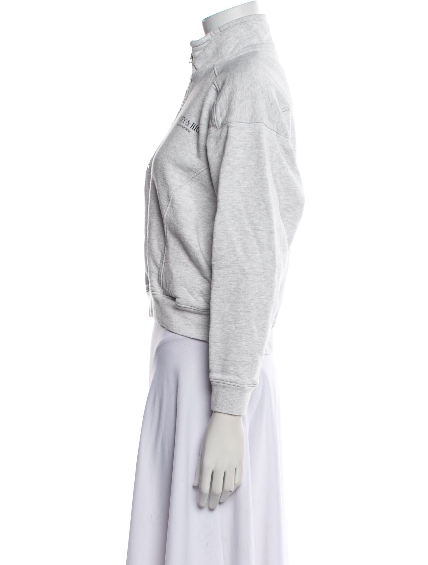 Sporty & Rich Mock Neck Sweater