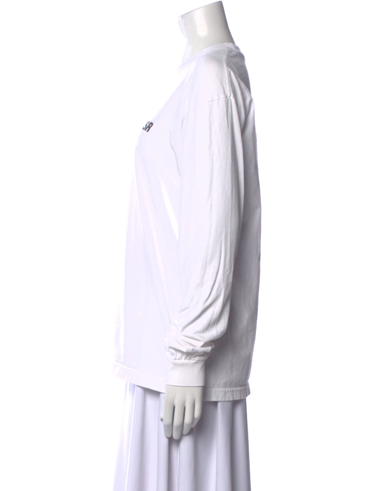 Sporty & Rich Crew Neck Long Sleeve Sweatshirt