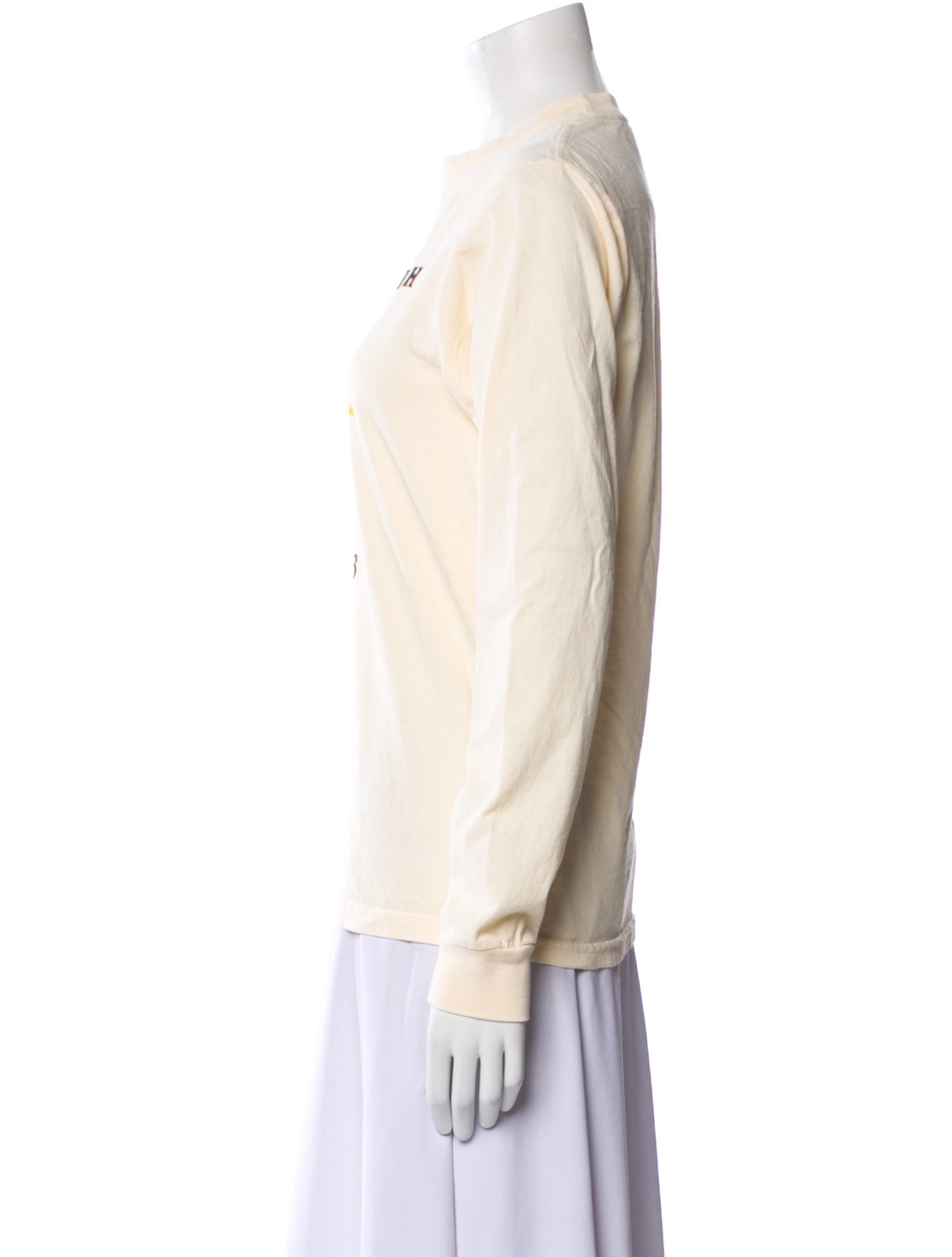 Sporty & Rich Graphic Print Crew Neck Sweatshirt