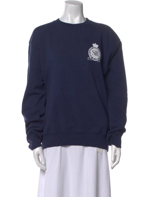 Sporty & Rich Graphic Print Crew Neck Sweatshirt