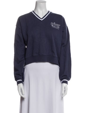 Sporty & Rich Loungewear Graphic Print Embroidered Accent Lounge Set S