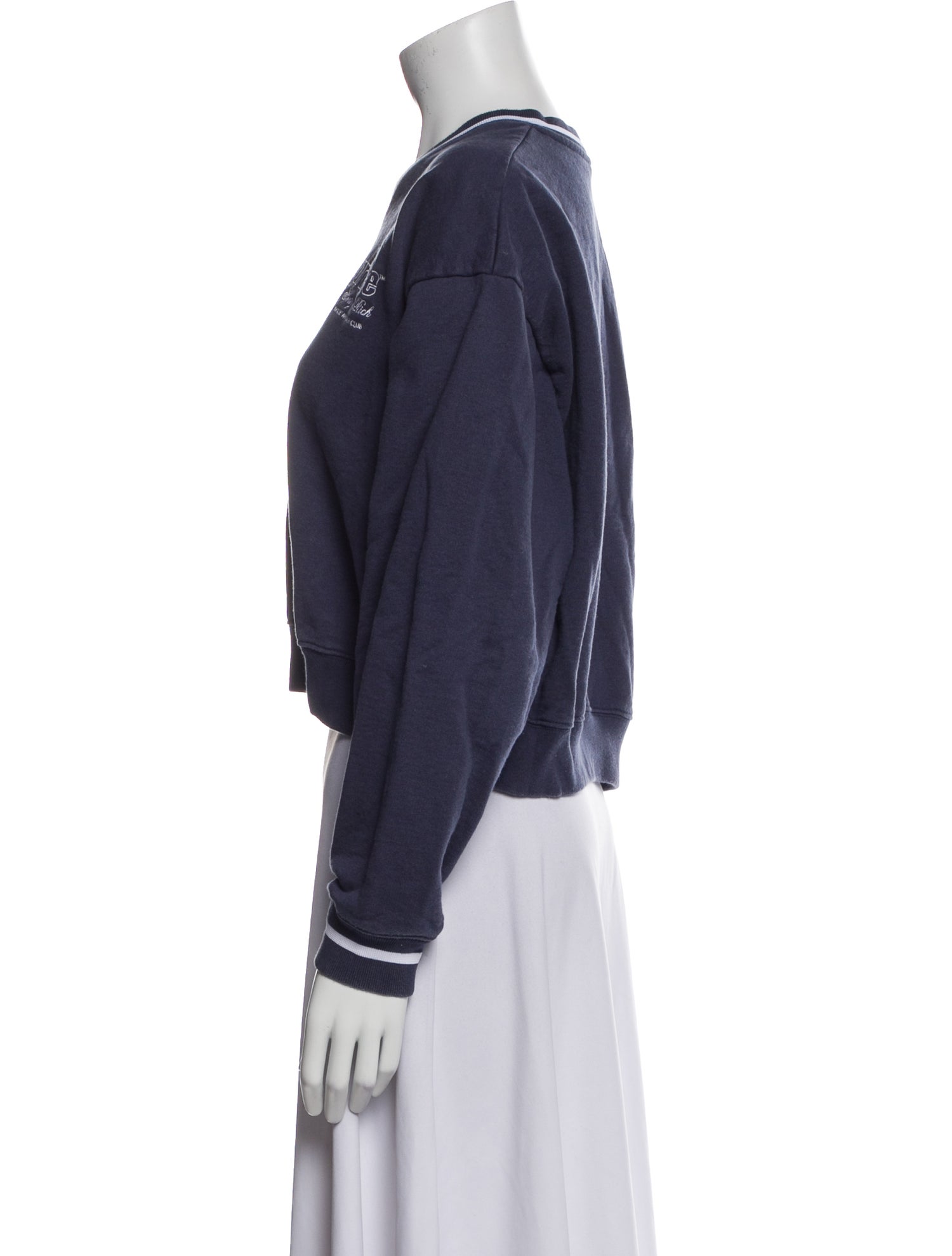 Sporty & Rich Graphic Print Embroidered Accent Lounge Set