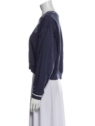 Sporty & Rich Graphic Print Embroidered Accent Lounge Set