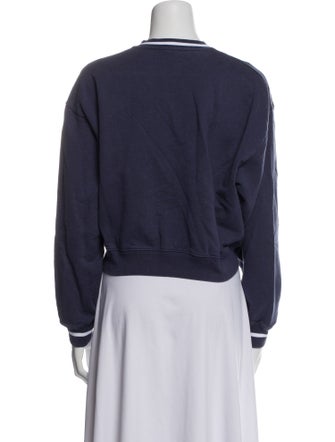 Sporty & Rich Graphic Print Embroidered Accent Lounge Set