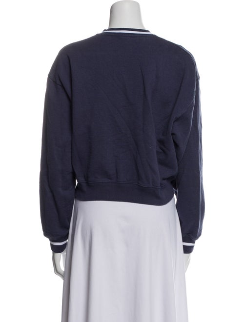 Sporty & Rich Graphic Print Embroidered Accent Lounge Set