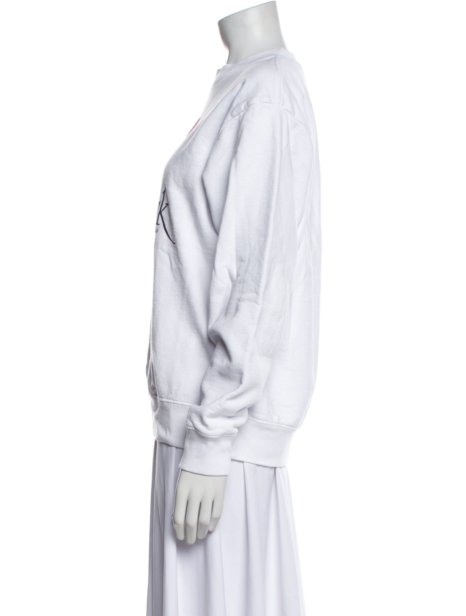 Sporty & Rich Graphic Print Crew Neck Sweatshirt