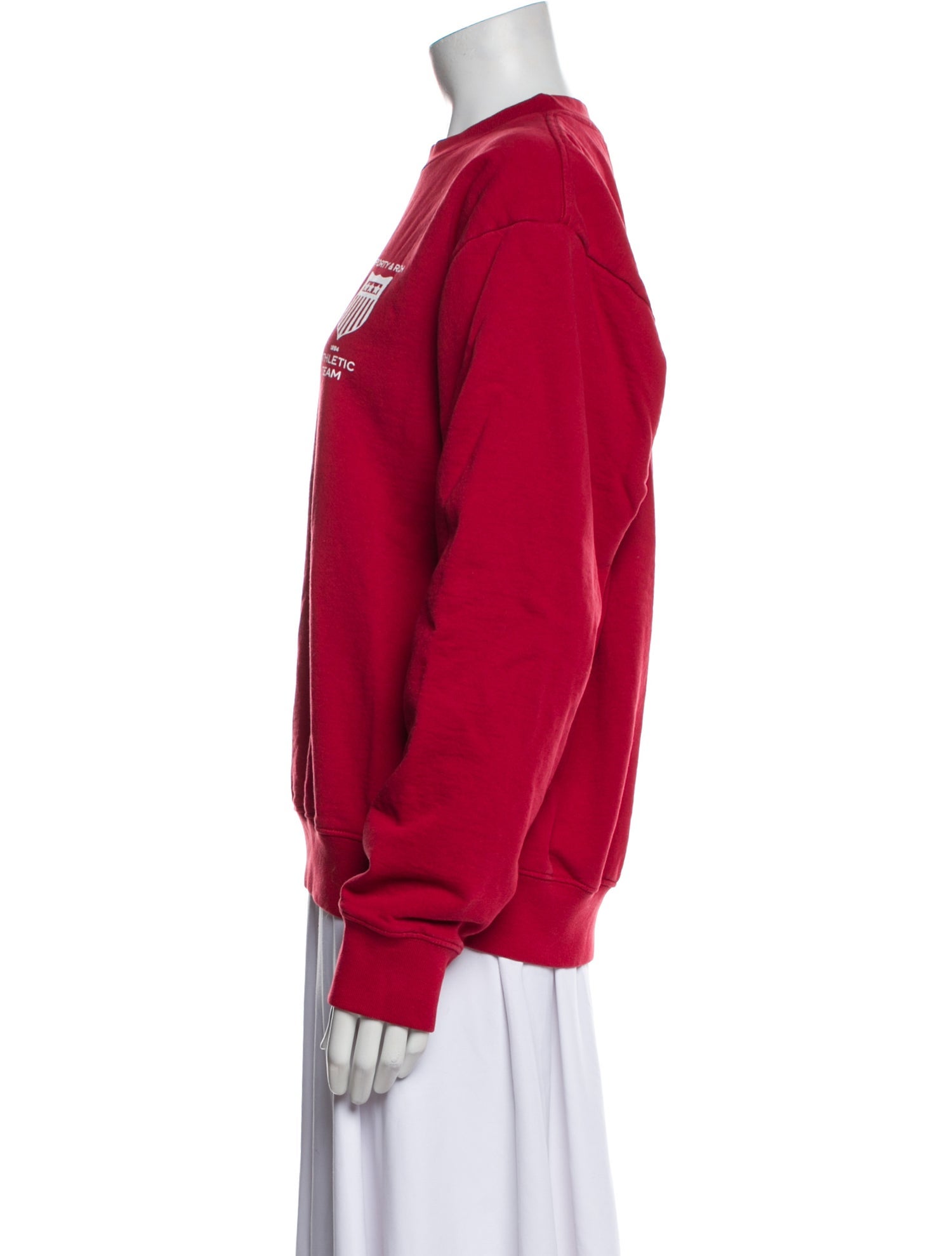 Sporty & Rich Graphic Print Crew Neck Sweatshirt