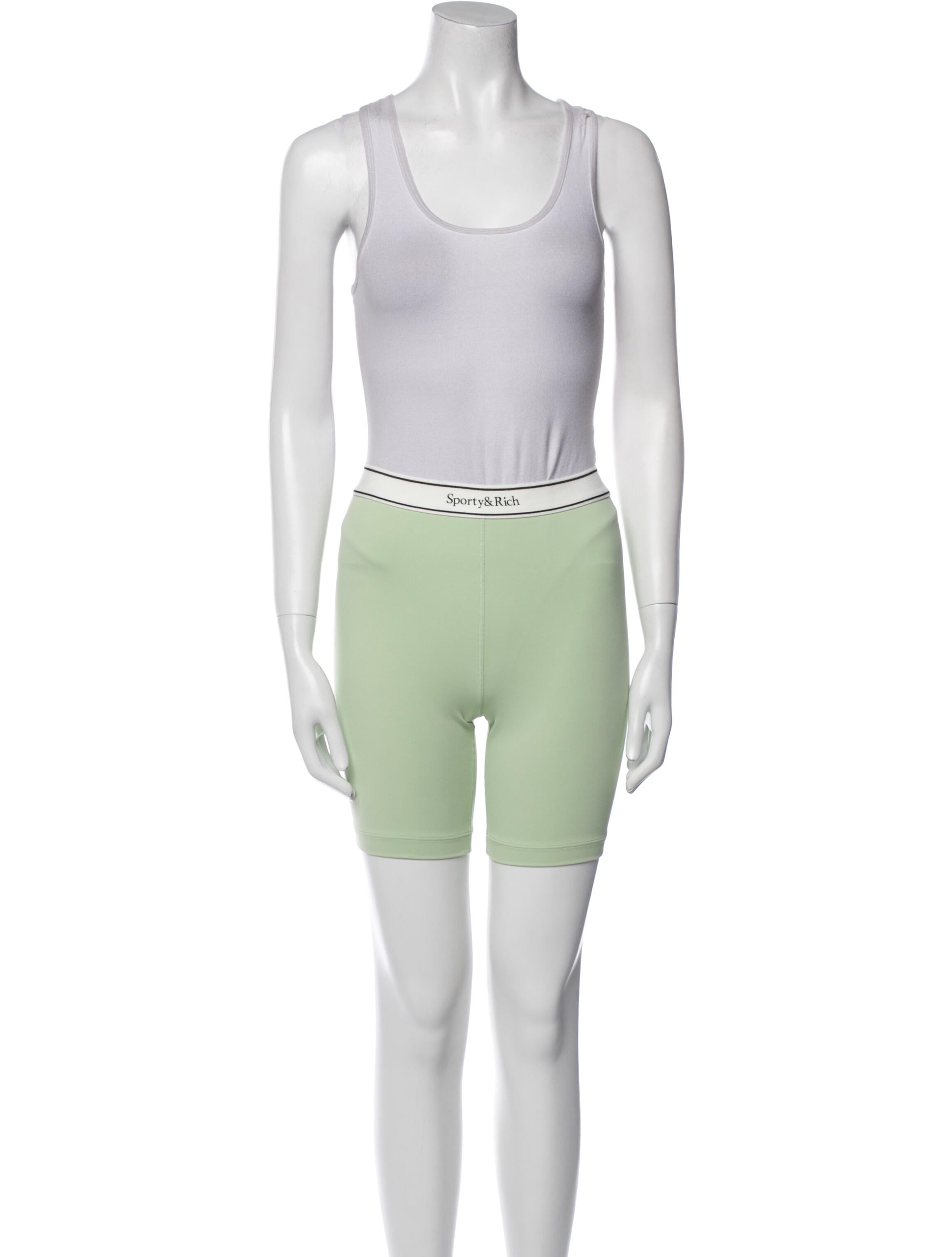 Sporty & Rich Nylon Graphic Print Short Set